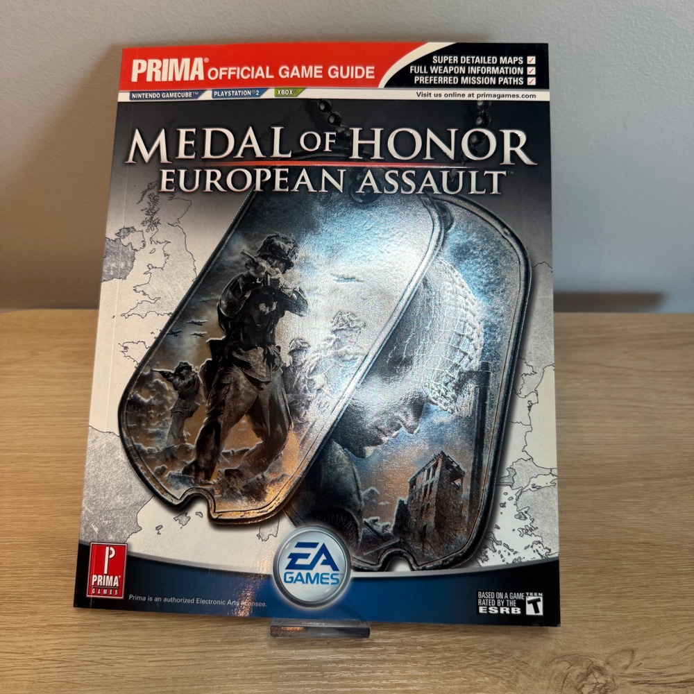 Medal of Honor European Assault Prima Official Game Guide PS2 Xbox GameCube 2005